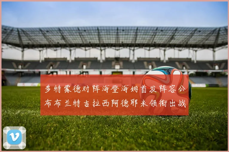 多特蒙德对阵海登海姆首发阵容公布布兰特吉拉西阿德耶米领衔出战